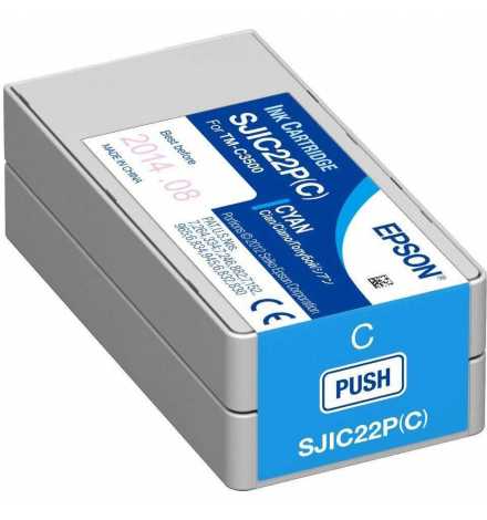 SJIC22P(C): Ink cartridge for ColorWorks C3500 (Cyan) | Prix pas cher, Cartouches, toners, papiers - en Tunisie 