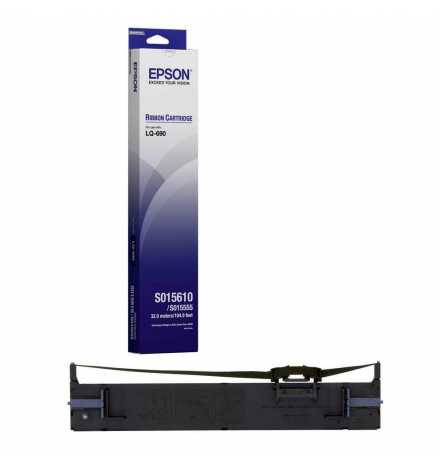 RUBAN Epson SIDM Black Ribbon Cartridge for LQ-690 (C13S015610BA) | Prix pas cher, Etiquettes, Rubans - en Tunisie 