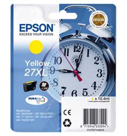 Singlepack Yellow 27XL DURABrite Ultra Ink Pour WF-7110/7610 | Prix pas cher, Cartouches, toners, papiers - en Tunisie 