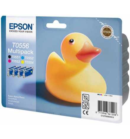 Multipack "Card" (T0556) - Encres QuickDry N, C, M, J | Prix pas cher, Cartouches Epson - en Tunisie 