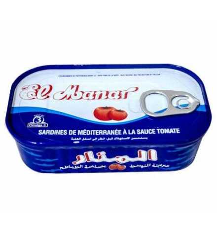 SARDINES ? LA SAUCE TOMATE EL MANAR BTE 125GR*50 | Prix pas cher, Conserves de Poissons - en Tunisie 