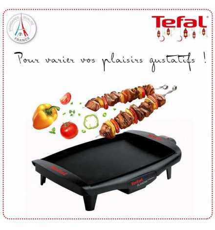 Barbecue Compact Plancha 1800W Tefal CB500542 | Prix pas cher, Barbecue et plancha - en Tunisie 