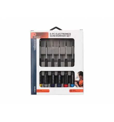 JEU DE 6 TOURNEVIS DE PRECISION (PLAT + CRUCIFORME) | Prix pas cher, Tournevis: plat, cruciforme, torx, de précision - en Tunis