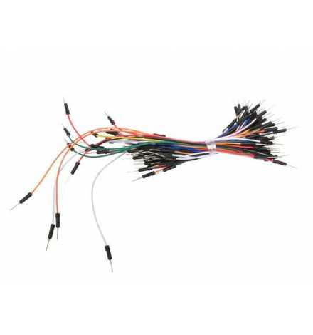 JEU DE CABLES DE RACCORDEMENT - 1 broche MALE/MALE (65 pcs) | Prix pas cher, Outil de l'électricien - en Tunisie 