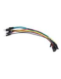 JEU DE CABLES DE RACCORDEMENT - 1 BROCHE MALE/ FEMELLE - 5.9" (15 cm) - 10 pcs | Prix pas cher, Outil de l'électricien - en Tun