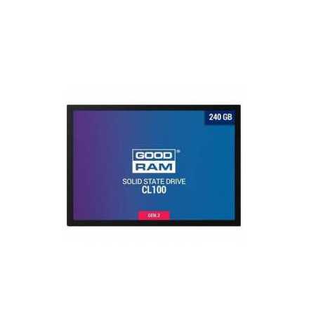 Disque dur SSD GOODRAM CL100 GEN2 240GB SATA 3 2,5" | Prix pas cher, Disque dur SSD - en Tunisie 