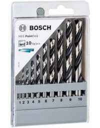 Coffret de forets Bosch Acier 1mm à 10mm, 10 pièces 2608577348 | Prix pas cher, Pour une perceuse - en Tunisie 