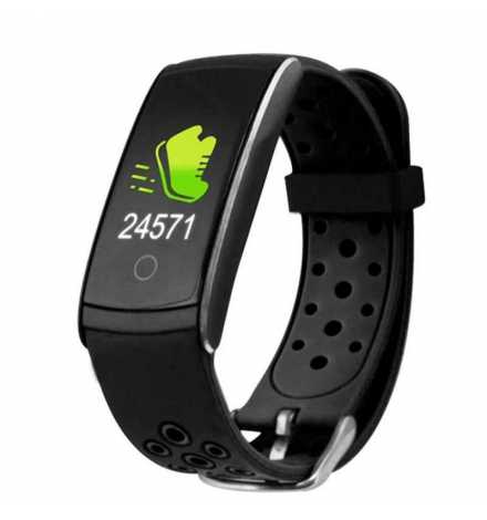 FITNESS BAND HR 2 KSIX PULSERA DEPORTIVA CON MONITOR CARDIACO 24 HS. PARA SMARTPHONE NEGRA | Prix pas cher, Montres pour hommes 