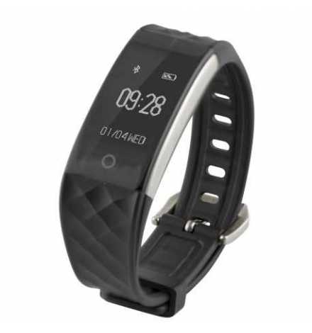 KSIX FITNESS BAND SUIVI SPORT HR AVEC MONITEUR DE FREQUENCE CARDIAQUE SANS FIL POUR SMARTPHONE NOIR | Prix pas cher, Montres pou