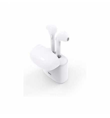 CONTACT EARBUDS WITH MICROPHONE WHITE | Prix pas cher, Casque audio - en Tunisie 