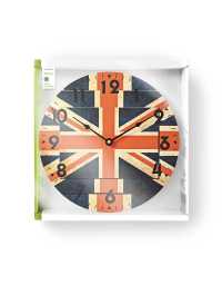 Nedis Circular Wall Clock 30 cm Diameter Union Jack Image | Prix pas cher, Horloge murale - en Tunisie 