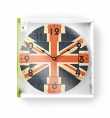 Nedis Circular Wall Clock 30 cm Diameter Union Jack Image | Prix pas cher, Horloge murale - en Tunisie 