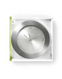 Nedis Circular Wall Clock 35 cm Diameter Stainless Steel | Prix pas cher, Horloge murale - en Tunisie 