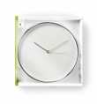 Nedis Circular Wall Clock 30 cm Diameter White & Silver | Prix pas cher, Horloge murale - en Tunisie 