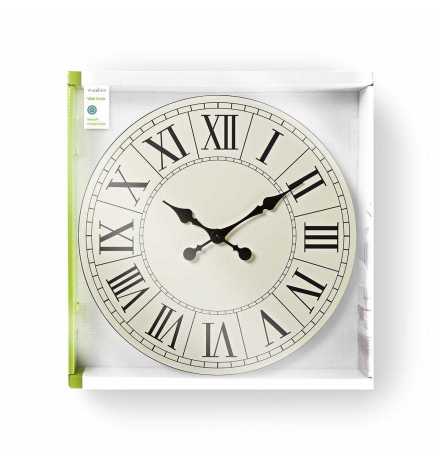 Nedis Circular Wall Clock 50 cm Diameter Easy To Read Numbers B | Prix pas cher, Horloge murale - en Tunisie 