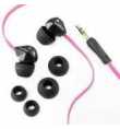 Veho VEP-003-360Z1-P 360 Z-1 Noise Isolating Stereo Earphones with Flat Flex Anti Tangle Cord - Pink | Prix pas cher, Casques et