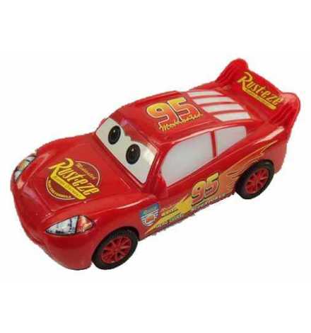 doudou voiture rouge Cars McQueen mouchoir DISNEY