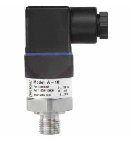 Transmetteur de Pression Type A-10, 0...50 mbar relatif, G1/2" B, 4...20 mA - WIKA | Prix pas cher, Limiteur de pression - e