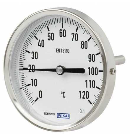 Thermomètre Type A52.100, 0 à 120°C, PL8X160 Lisse - WIKA | Prix pas cher, Thermomètre - en Tunisie 