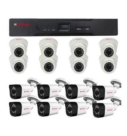 Kit Videosurveillance HD (8 Dômes + 8 Tubes + DVR16) 1 MP - CPPLUS | Prix pas cher, Vidéosurveillance - en Tunisie 