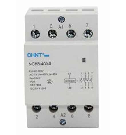 NCH8-40/40 230V contacteur modulaire CHINT | Prix pas cher, Interrupteur et disjoncteur différentiel - en Tunisie 