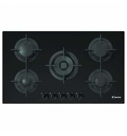 Plaque de cuisson 5 feux 90 cm CANDY -NOIR (CVG95SWGN) | Prix pas cher, Table de cuisson - en Tunisie 