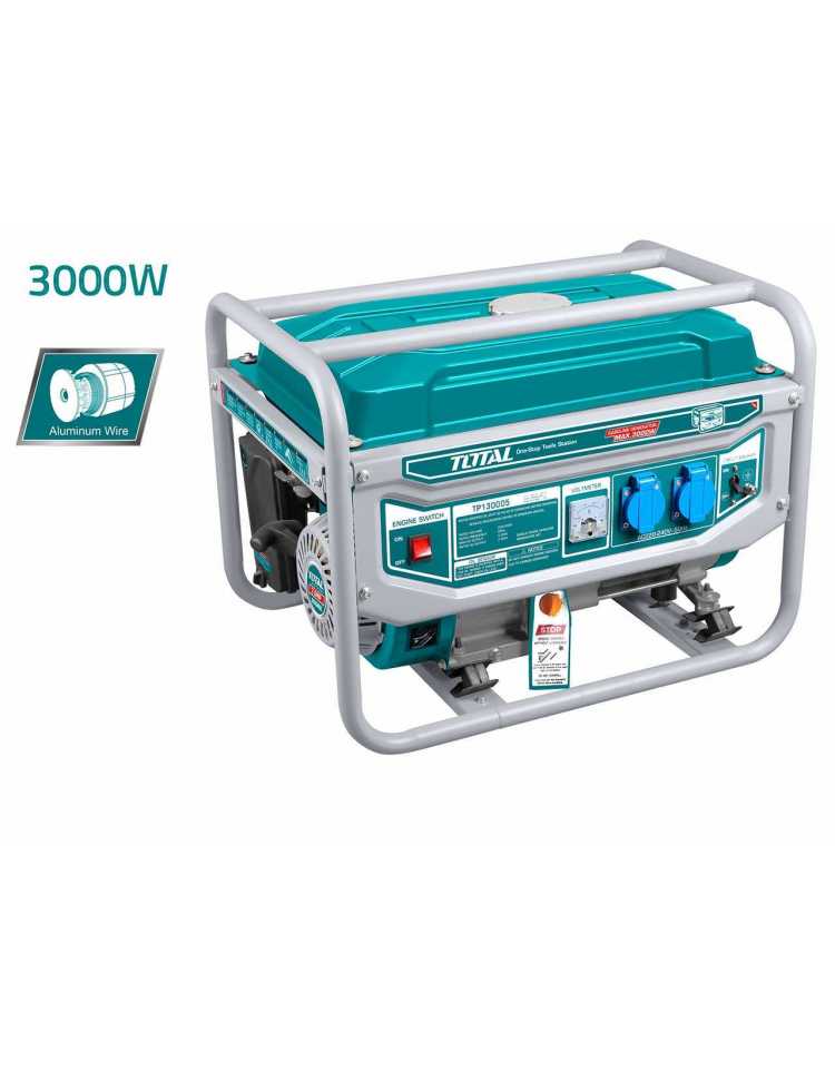 Groupe electrogene 3000W TP130005 TOTAL - Tunisie