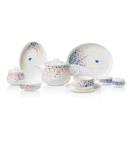 Service petit-déjeuner Asiyan Collection 30 pièces Porcelaine A8721 - KORKMAZ | Prix pas cher, Service de table - en Tunisie 