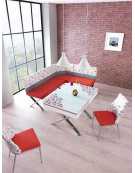 Table coin repas B24 JOY ROUGE