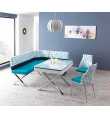 Table coin repas B24 JOY Bleu Turquoise | Prix pas cher, Tables design - en Tunisie 