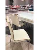 Table réglable Always star avec 6 chaises - Café