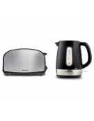 PACK BOUILLOIRE 2200W 1.7L Noir + GRILL PAIN 900W Silver MPM01.000BK - Kenwood