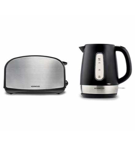 PACK BOUILLOIRE 2200W 1.7L Noir + GRILL PAIN 900W Silver MPM01.000BK - Kenwood | Prix pas cher, Grille-pain , Toasters - en T