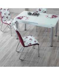 Table réglable Always star avec 6 chaises - Rouge | Prix pas cher, Tables design - en Tunisie 