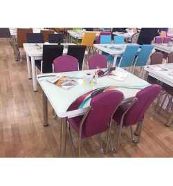 Table réglable Always star avec 6 chaises - M43 - Prix pas cher - Tables design - Disponible sauf vente entre temps en Tunisie 