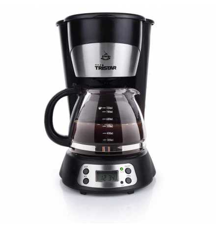 Cafetière Électrique Programmable Tristar CM-1235 7-8 Tasses, 0,75 L avec Minuterie Digitale et Maintien au Chaud | Prix pas che