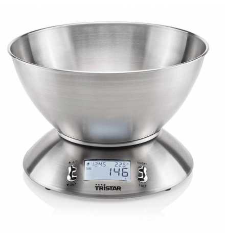 Balance de Cuisine Tristar KW-2436 - Digital, Bol Inox 2,5 L, Fonction Minuterie | Prix pas cher, Ustensile de pâtisserie - en 