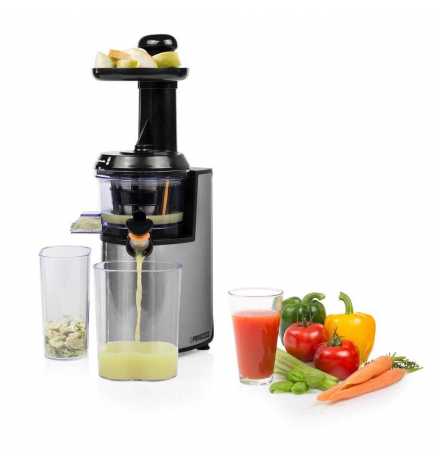 Extracteur de Jus Lent Princess 202046 - 600ml, Corps Inox, Vitesse Lente 85 tr/min, 200W | Prix pas cher, Préparation culinaire