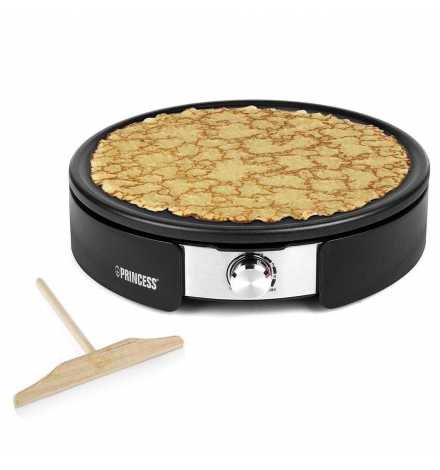 Crêpière et Grill Table Chef Princess 492229 - 1500W, Température Variable, Ø 37 cm, Plaque Amovible, Revêtement Antiadhésif | P