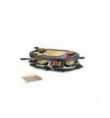 Raclette Ovale 5-en-1 162700 - 1200W, Multi-fonctions, 8 Poêlons Antiadhésifs, Plaque Amovible, Crêpière Intégrée - Princess | P