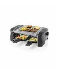 Raclette et Pierre à Cuire Carrée 162810 - Grill en Pierre, Multi-fonctions 3-en-1, 4 Poêlons Antiadhésifs, 600W - Princess | Pr