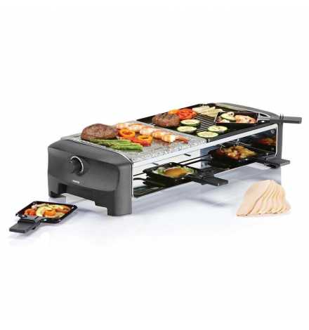 Raclette Multifonction avec Pierre de Cuisson 162820 - Plaque Réversible en Aluminium 1300W - Princess | Prix pas cher, Cuiseur 