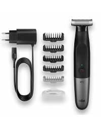 Braun XT5100 - Rasoir-Tondeuse Hybride Série X, Wet & Dry, 5 Accessoires - Noir/Argent | Prix pas cher, Rasoirs, lames - en Tun