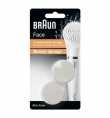 Face 80-b Éponge Beauté - Lot de 2 Brosses de Remplacement - Braun SE80-B