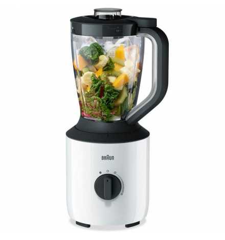 Blender 800 W PowerBlend 3 Blanc JB3100WH -BRAUN J0X2230002 | Prix pas cher, Blender - en Tunisie 