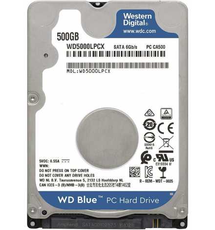 Disque Dur Interne SATA III WESTERN DIGITAL WD5000LPCX 500GO 2.5" | Prix pas cher, Disque dur interne - en Tunisie 