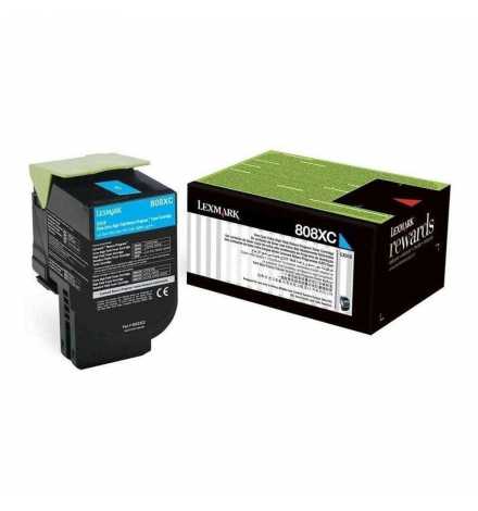 TONER LEXMARK CX51x Cyan 808XC 4000P | Prix pas cher, Toners - en Tunisie 