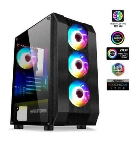 BOITIER SOG ROGUE VI RGB ATX/ARGB/120MM*4 | Prix pas cher, Informatique - en Tunisie 