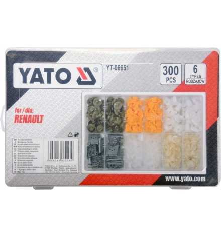 COFFRET ASSORTIMENT DE 300 CLIPS GARNITURE RENAULT YATO | Prix pas cher, Outillages... - en Tunisie 