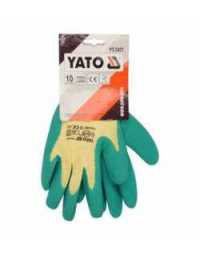 GANTS DE TRAVAIL VERT EN COTON ENDUIT EN LATEX TAILLE 10 YATO | Prix pas cher, Outillages... - en Tunisie 